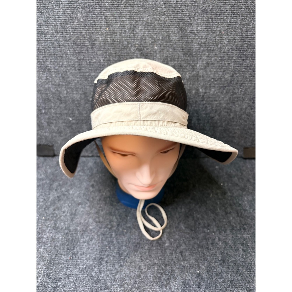 Columbia Bora Bora Booney Sun Hat Tan Black Omni-Shade Mesh Vent Unisex O/S 3264